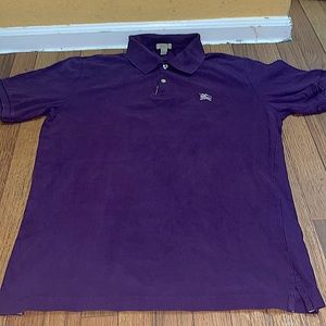 Mens Purple Burberry Shirt 